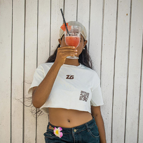 Ficerd 3 Pack Women Crop Tops Half Sleeve